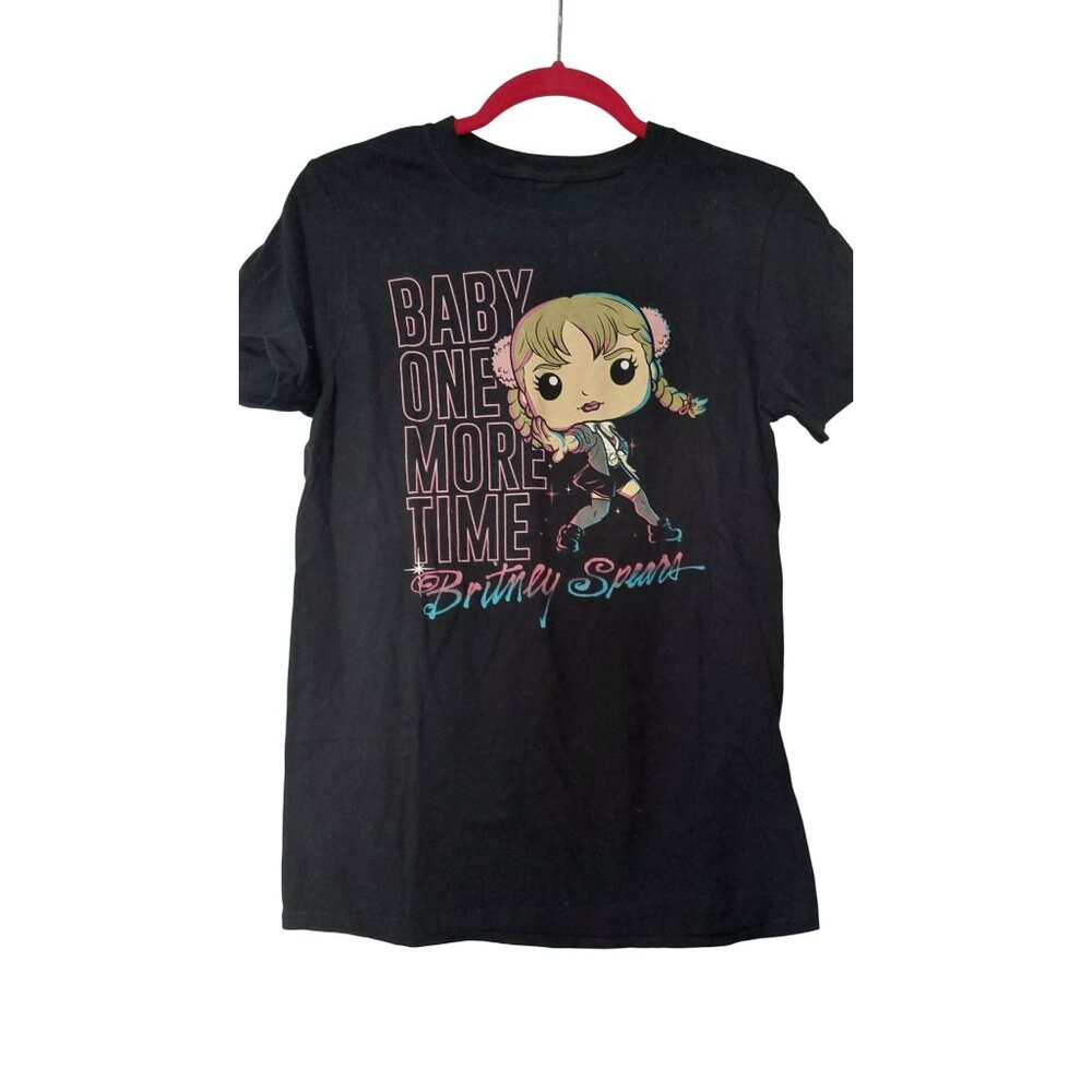Britney Spears Pop Funko Tee Shirt S Black 100% Cotton